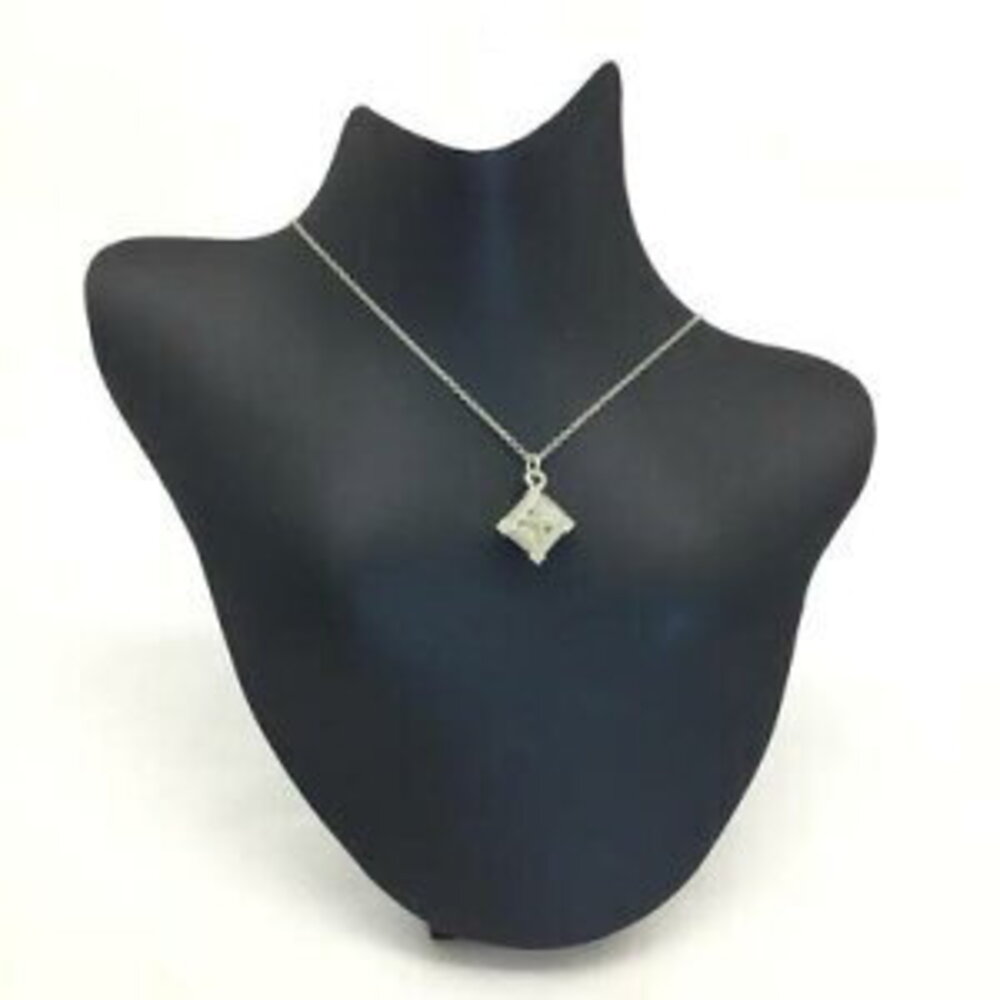 TIFFANY Co Atlas Cube Necklace Silver Kantei kyoku Naha
